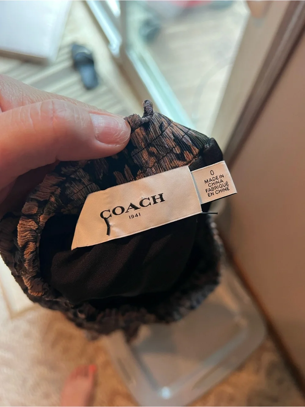 Coach floral skirt